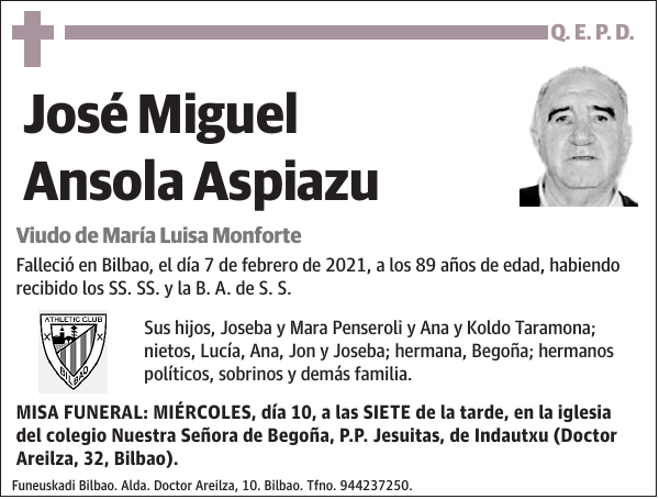 José Miguel Ansola Aspiazu