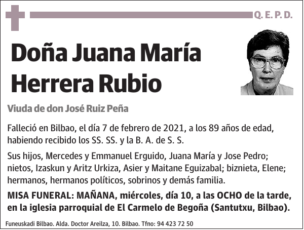 Juana María Herrera Rubio