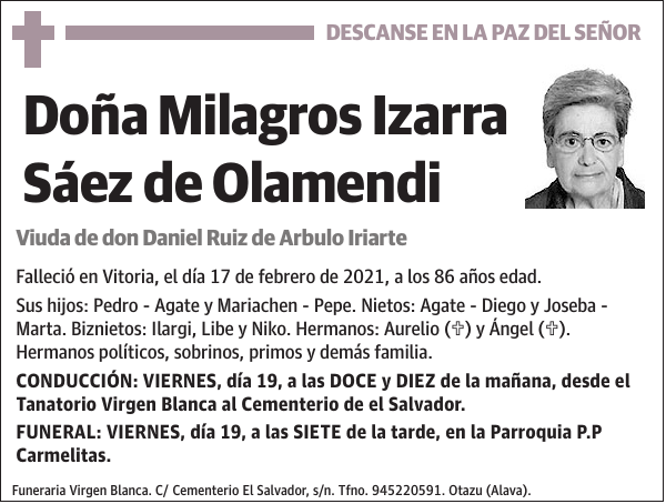 Milagros Izarra Sáez de Olamendi
