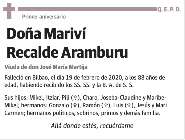 Mariví Recalde Aramburu