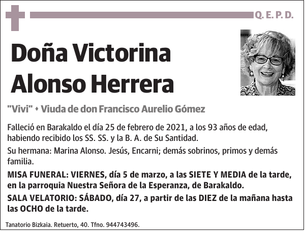 Victorina Alonso Herrera