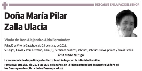 María Pilar Zalla Ulacia