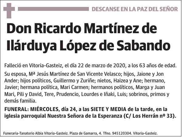 Ricardo Martínez de Ilárduya López de Sabando