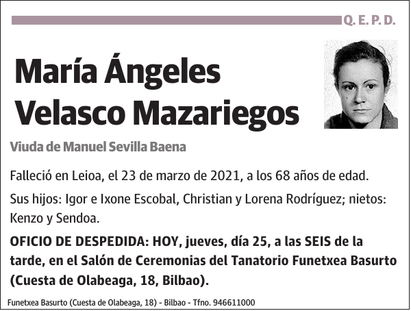 María Ángeles Velasco Mazariegos