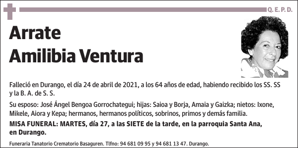 Arrate Amilibia Ventura