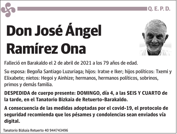 José Ángel Ramírez Ona