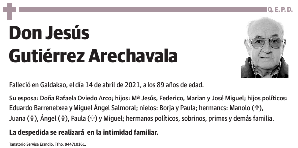 Jesús Gutiérrez Arechavala