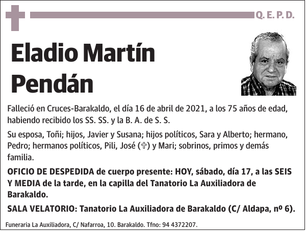 Eladio Martín Pendán