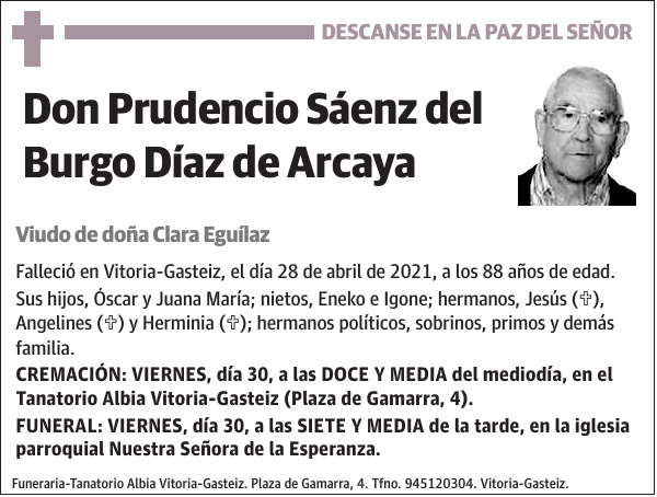 Prudencio Sáenz del Burgo Díaz de Arcaya
