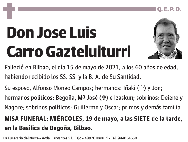 Jose Luis Carro Gazteluiturri