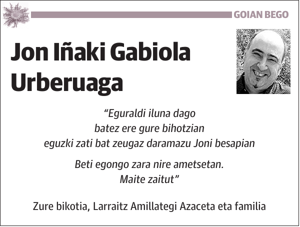 Jon Iñaki Gabiola Urberuaga