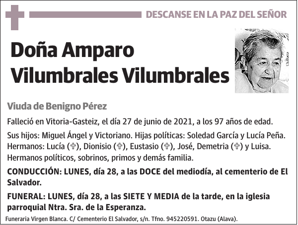 Amparo Vilumbrales Vilumbrales