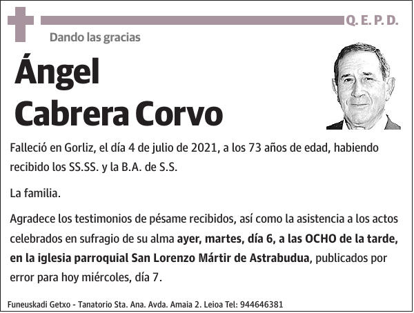 Ángel Cabrera Corvo