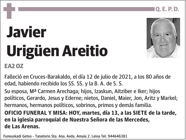 URIGÜEN AREITIO, JAVIER
