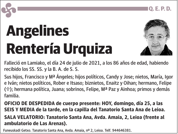 Angelines Rentería Urquiza