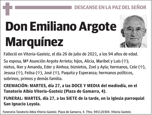 Emiliano Argote Marquínez