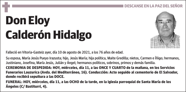Eloy Calderón Hidalgo