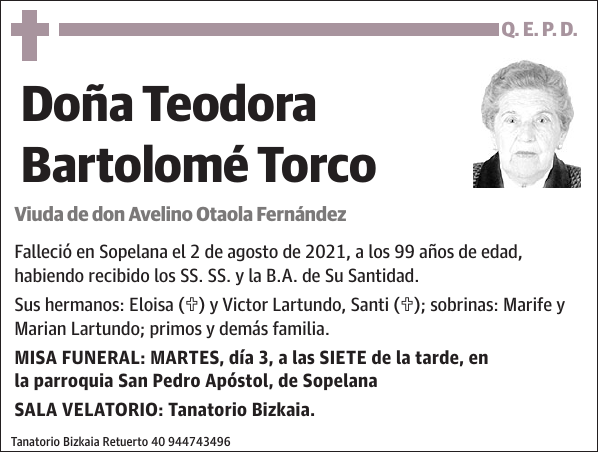 Teodora Bartolomé Torco