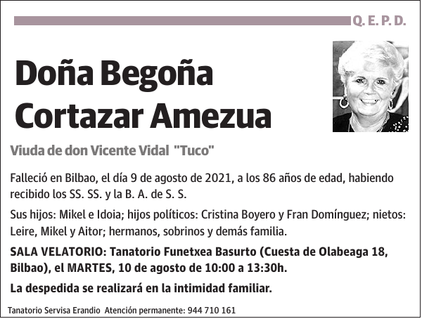 Begoña Cortazar Amezua