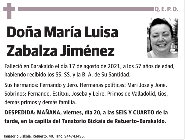 María Luisa Zabalza Jiménez