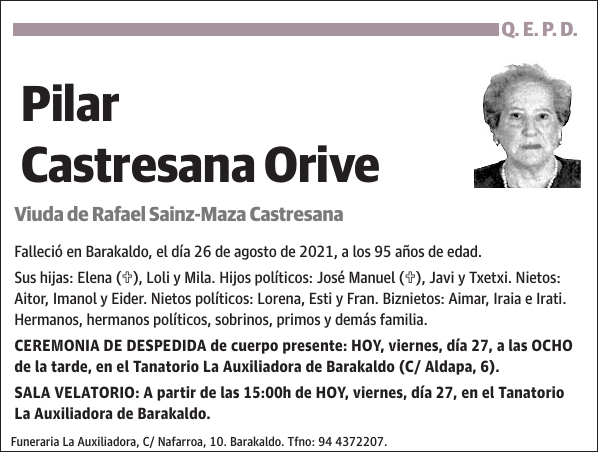 Pilar Castresana Orive