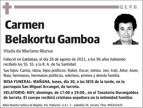 Carmen Belakortu Gamboa