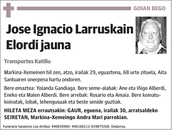 Jose Ignacio Larruskain Elordi