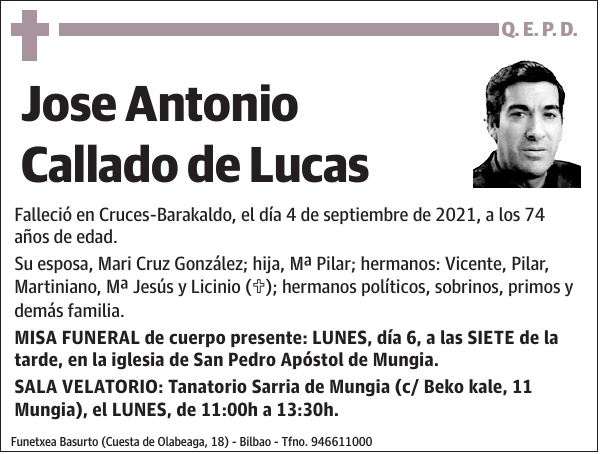 Jose Antonio Callado de Lucas