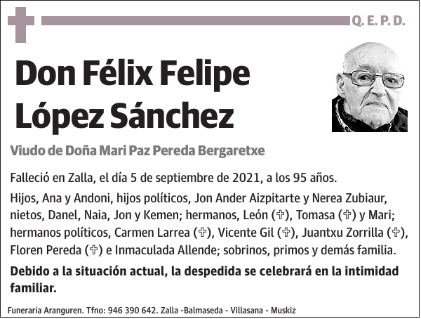Félix Felipe López Sánchez