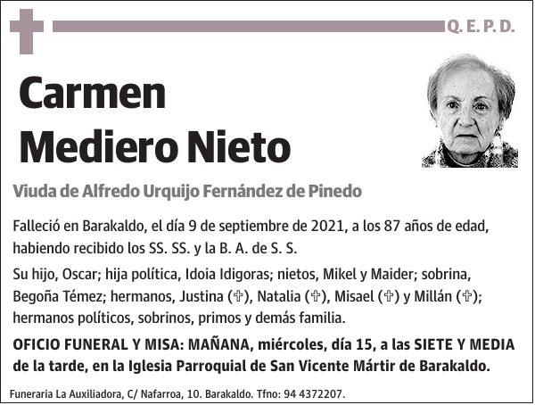 Carmen Mediero Nieto