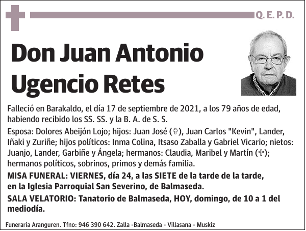 Juan Antonio Ugencio Retes