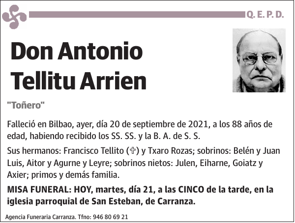 Antonio Tellitu Arrien