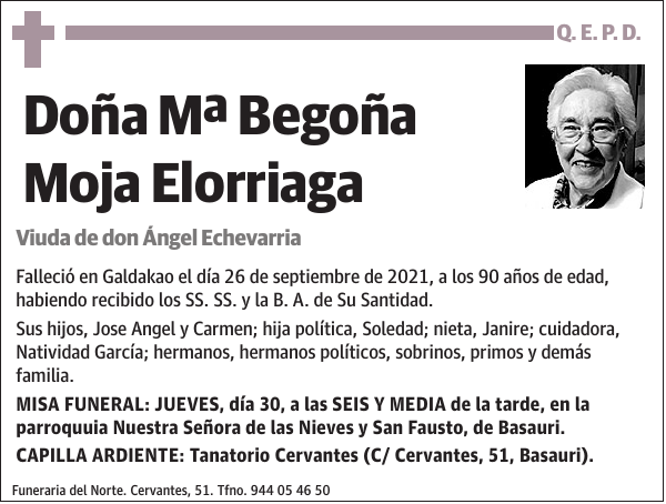 Mª Begoña Moja Elorriaga