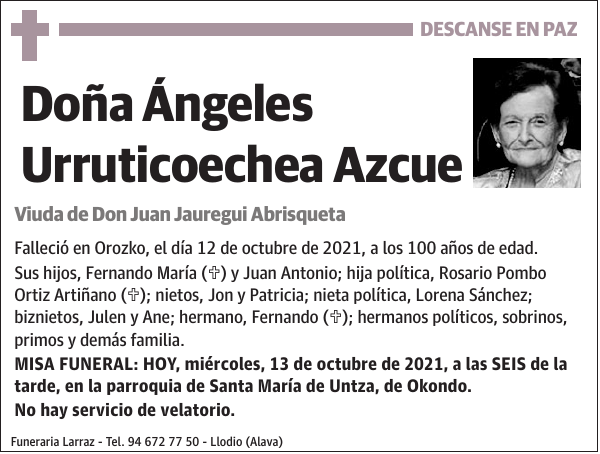 Ángeles Urruticoechea Azcue