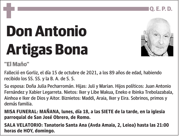 Antonio Artigas Bona