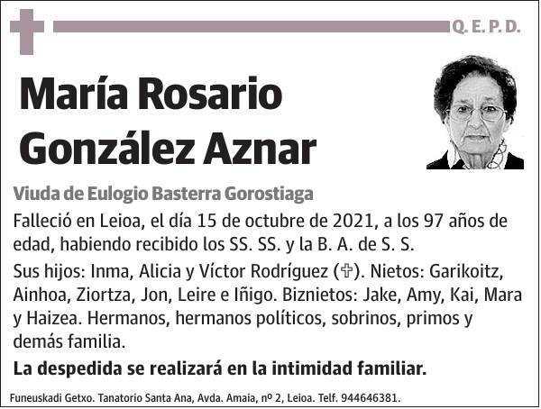 María Rosario González Aznar