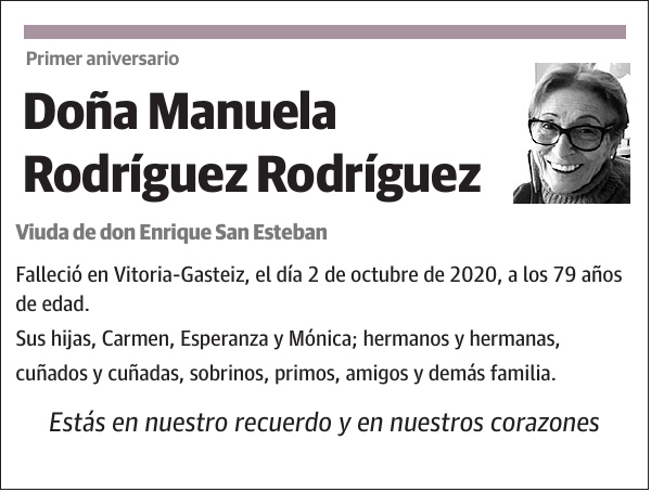 Manuela Rodríguez Rodríguez