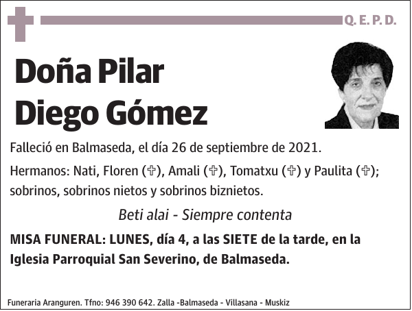 Pilar Diego Gómez
