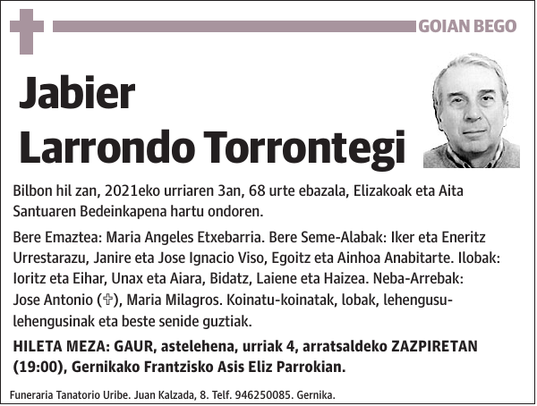 Jabier Larrondo Torrontegi