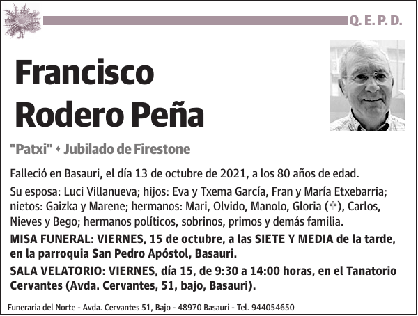 Francisco Rodero Peña