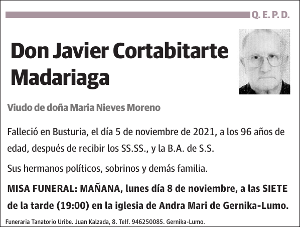 Javier Cortabitarte Madariaga
