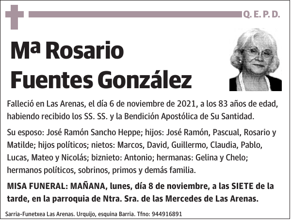 Mª Rosario Fuentes González