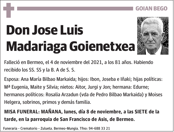 Jose Luis Madariaga Goienetxea