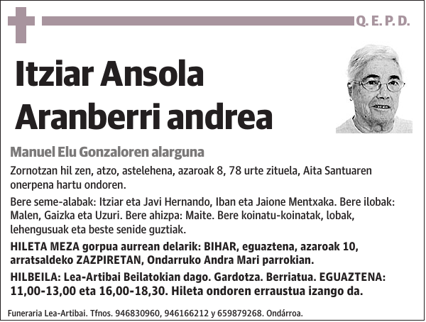Itziar Ansola Aranberri