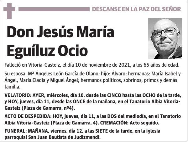 Jesús María Eguíluz Ocio