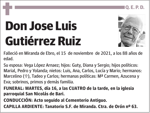 Jose Luis Gutiérrez Ruiz