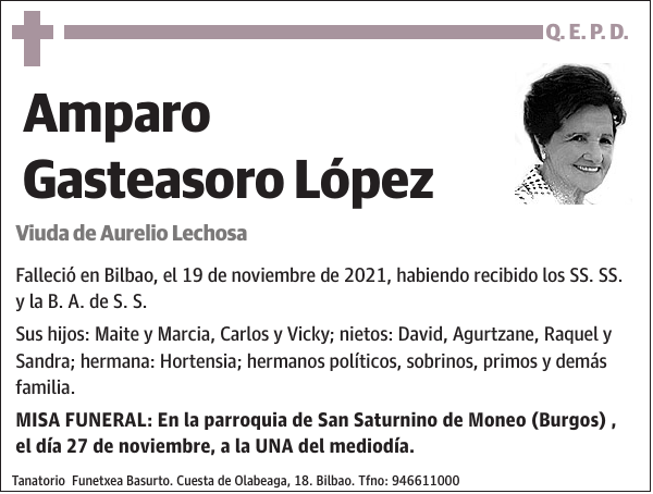 Amparo Gasteasoro López