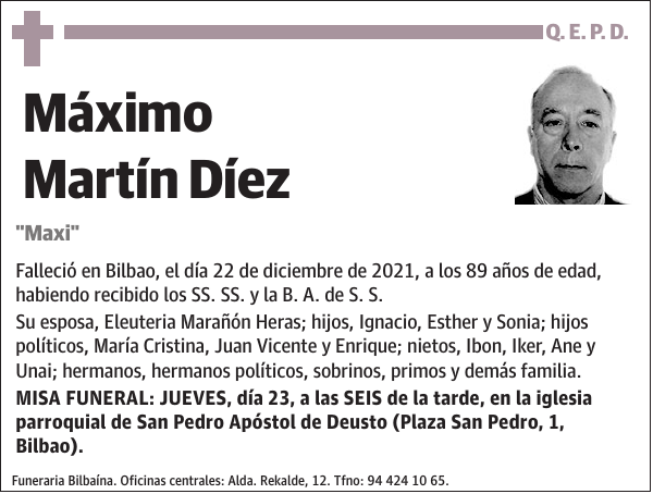 Máximo Martín Díez