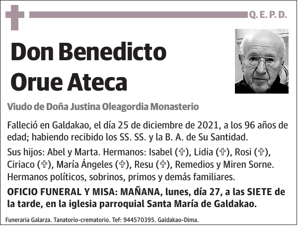 Benedicto Orue Ateca