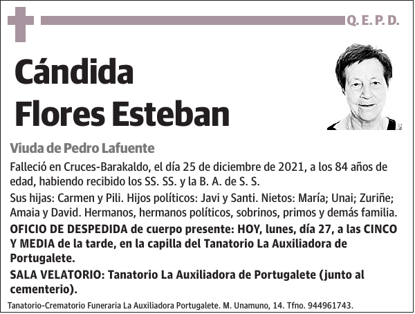 Cándida Flores Esteban